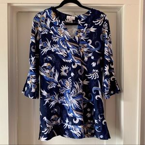 Jude Connally paisley tunic